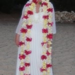 Circle of Flowers for Beach Wedding Ceremony