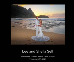 aloha ever after coffee table wedding album
